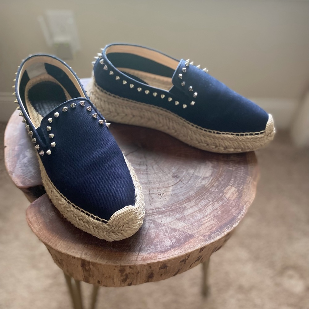 Louboutin Espaboat Espadrilles - Blue - Picture 9 of 10